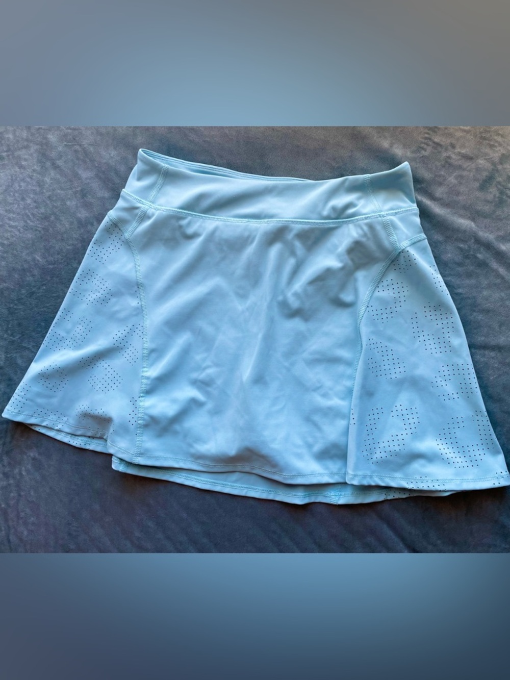SINCERELY JULES Women's Light Blue Athletic Tennis Golf Skort S Stretch Pull On